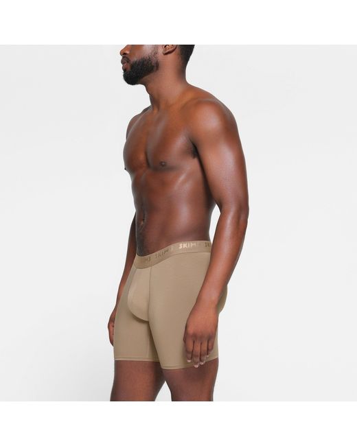 Skims Brown 3-pack Boxer Brief 5" for men