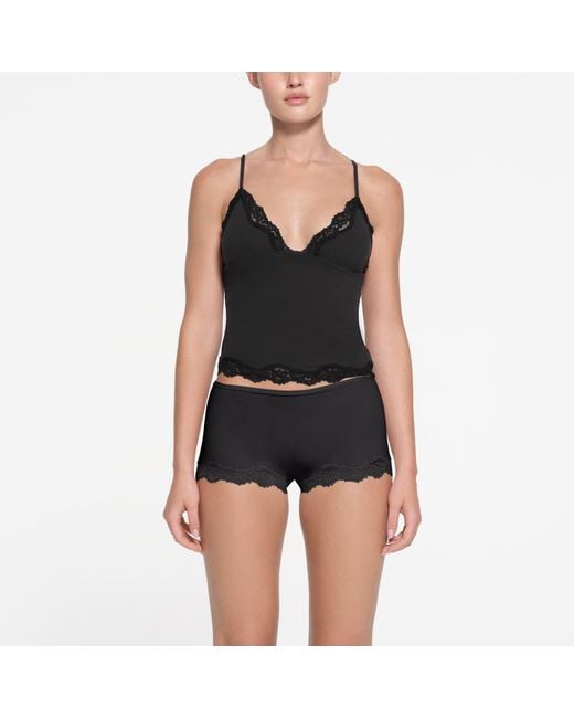 Skims Black Triangle Cami Top