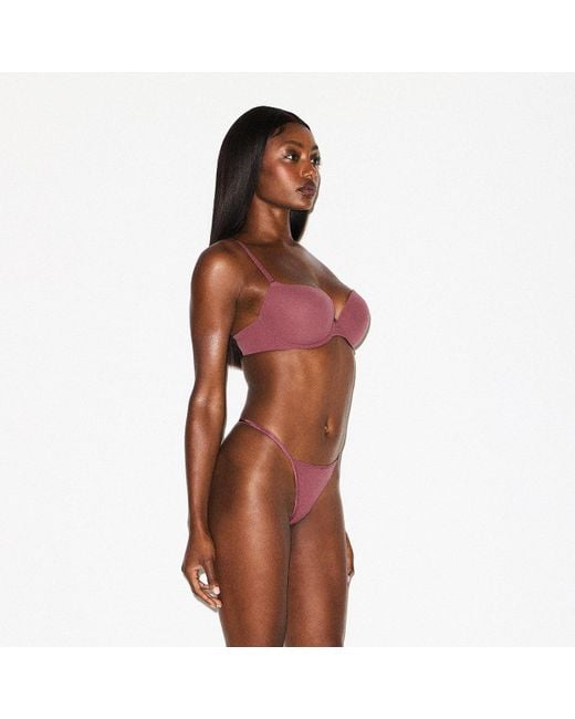 Skims Purple T-String Thong