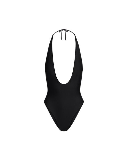 Skims Black Deep Plunge One Piece