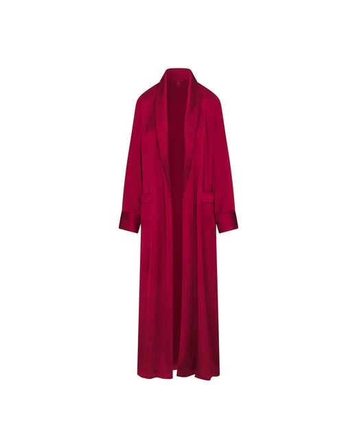 Skims Red Long Robe