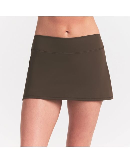 Skims Multicolor Skort Dark Sepia