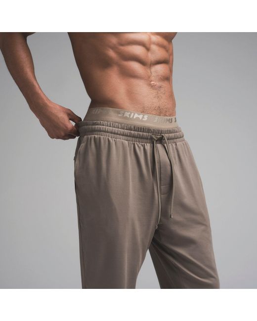 Skims Brown Tapered Jogger Pants