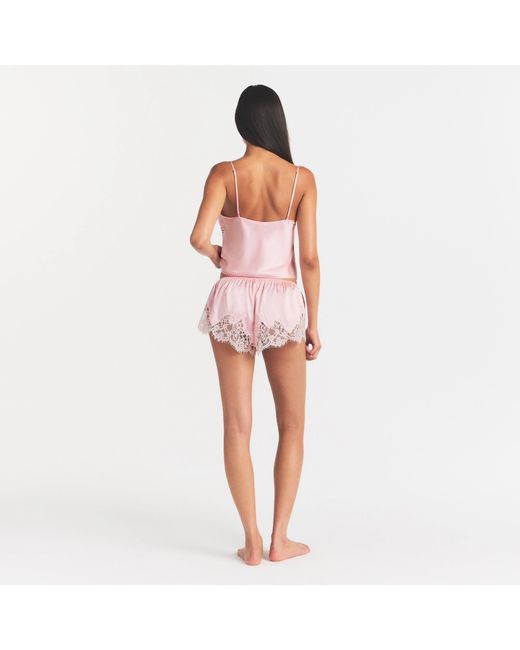Skims Red Lace Short