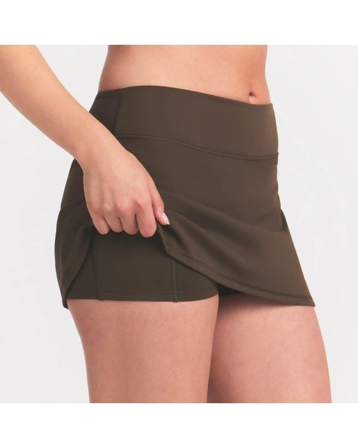 Skims Multicolor Skort Dark Sepia