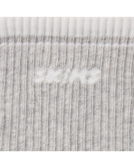 Skims Multicolor Ribbed Crew Logo Sock
