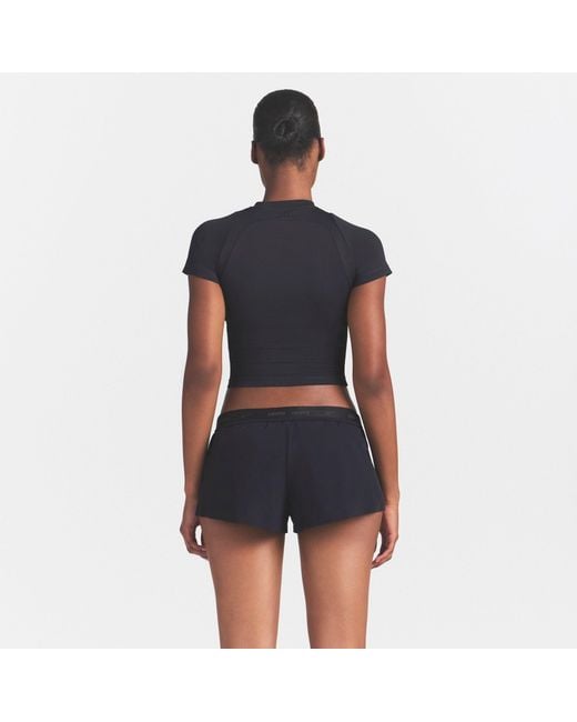 Skims Black Runner Short