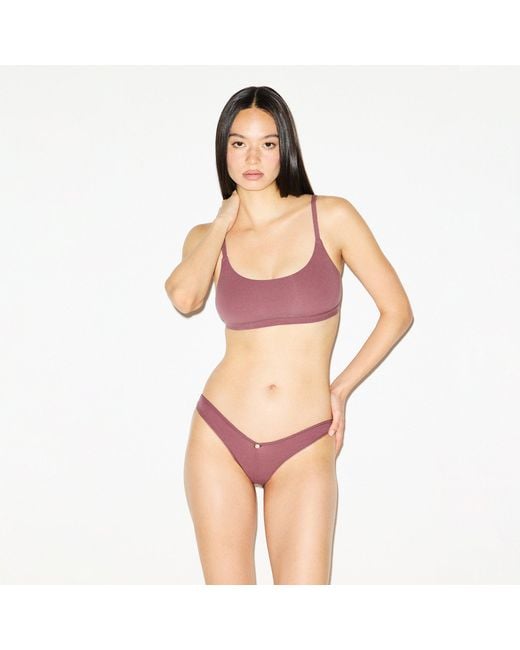 Skims Multicolor Picot Tanga 5-Pack