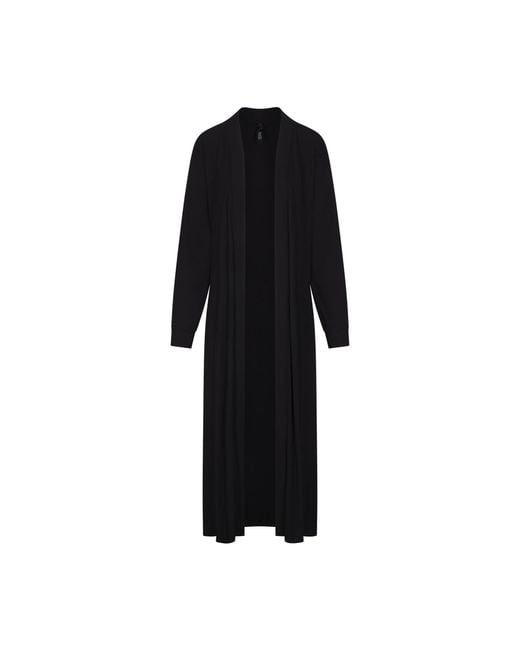 Skims Black Long Robe
