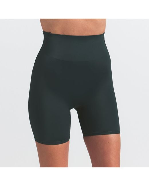 Skims Gray Bonded Waist 5" Biker Short