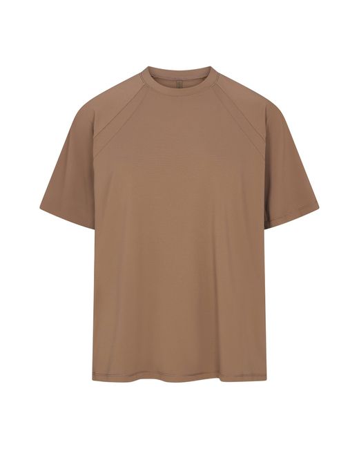Skims Brown Oversized Tee Myrrh
