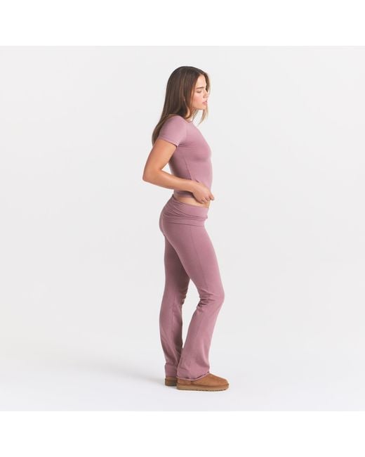 Skims Red Foldover Pant