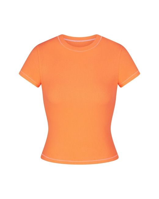 Skims Orange T-shirt