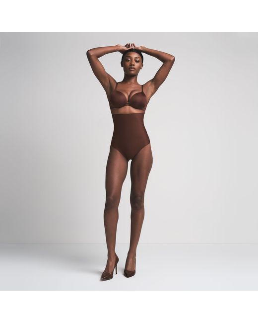 Skims Brown Core Sculpt High-Waisted Brief
