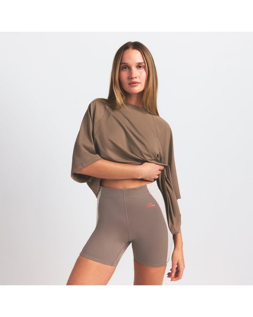 Skims Brown Oversized Tee Myrrh