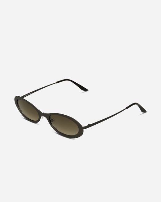 Our Legacy Green Tad Sunglasses Ashed Drainpipe for men