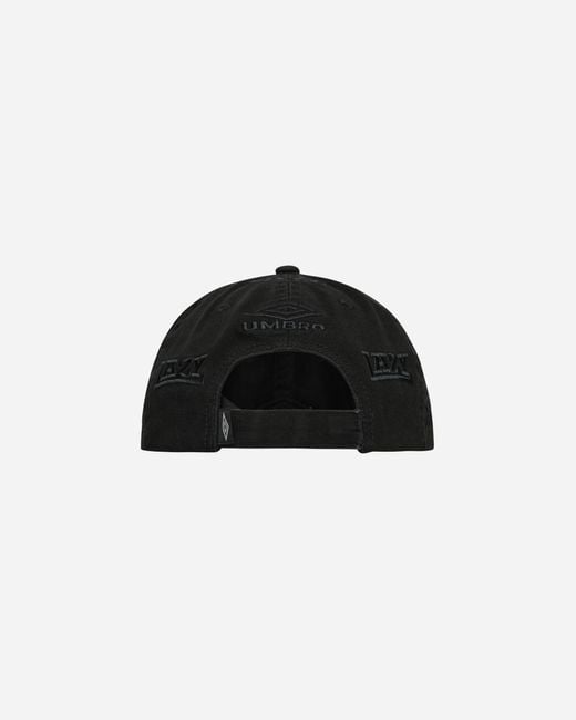 Umbro Black Lazy Cap for men