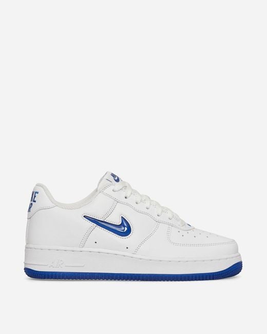 Nike Air Force 1 Low Retro Sneakers White / Hyper Royal for men
