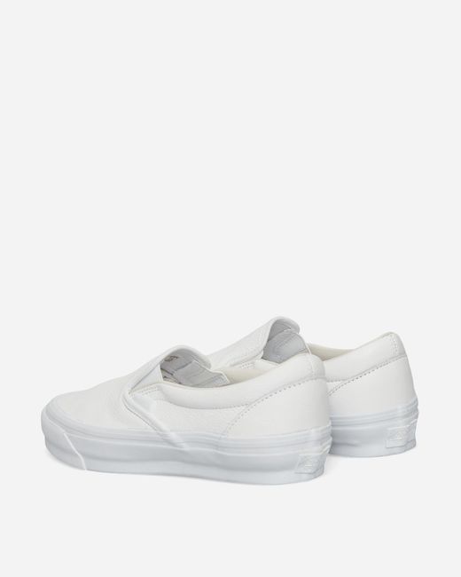 Vans White Slip-on Reissue 98 Lx Leather Sneakers for men