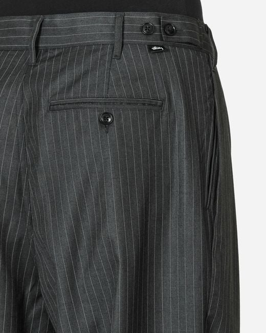 パンツ Stussy STRIPED VOLUME PLEATED TROUSER 32 Stüssy - Stripe Volume Pleated Trousers | HBX