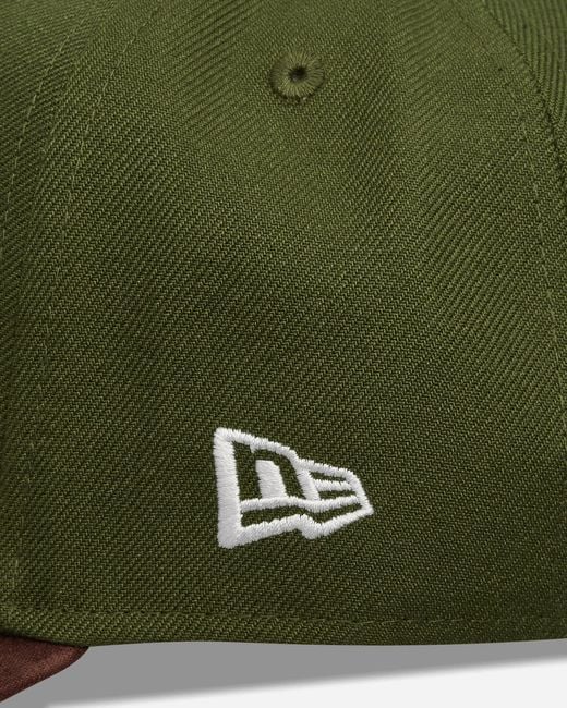 KTZ La Dodgers Mlb Suede Visor 9forty E-frame Cap Dark Green for men