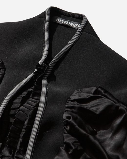 OTTOLINGER Black Open Heart Top for men