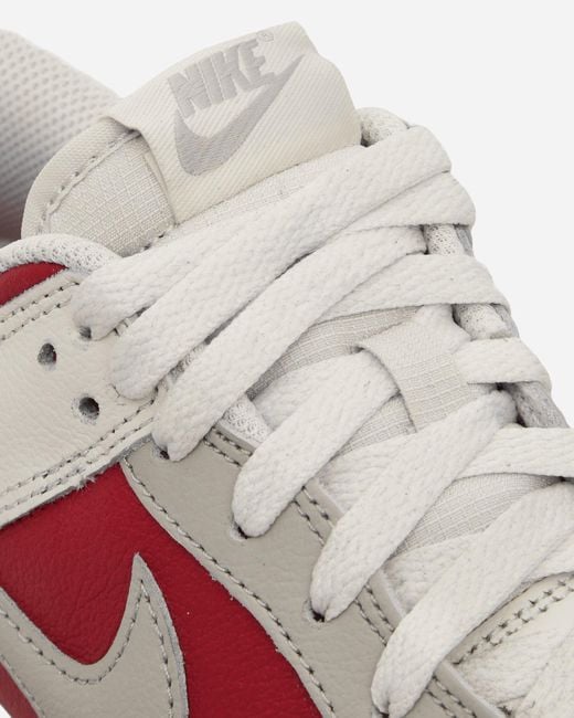 Nike White Dunk Low Retro Sneakers Phantom Gym for men
