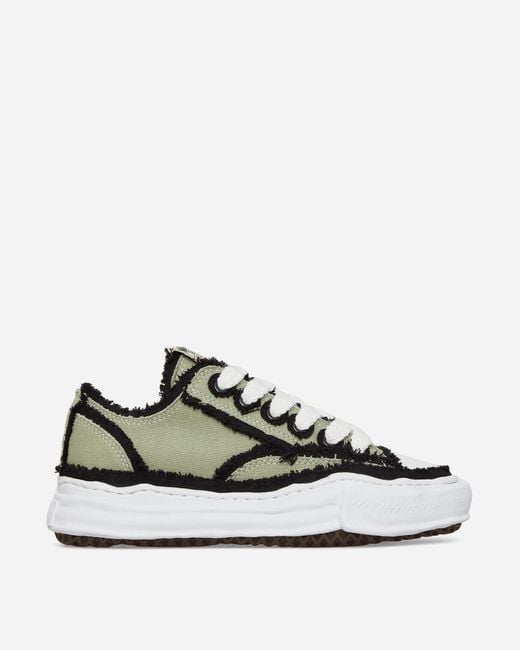 Maison Mihara Yasuhiro Peterson Og Sole Overhanging Canvas Low Sneakers ...