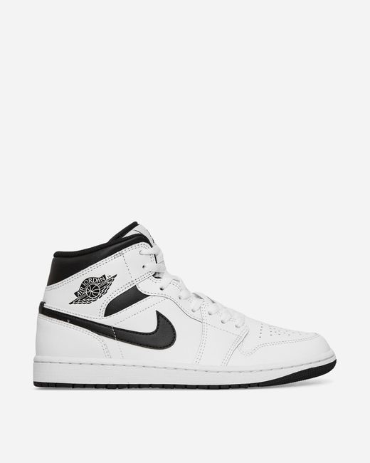 Nike Air Jordan 1 Mid Sneakers White / Black for men