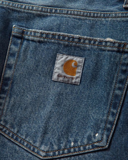 Carhartt Blue S Landon Pants (Destroy Wash) for men
