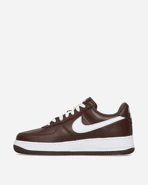 Nike Multicolor Air Force 1 Low Retro Qs Sneakers Chocolate / White for men