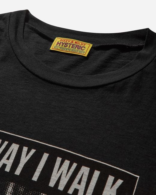Hysteric Glamour Black S The Way I Walk Longsleeve T-Shirt