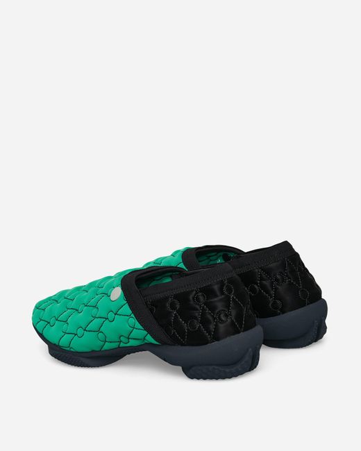 Kiko Kostadinov Green Men S Solix Slippers Chlorophyll / Ink Black for men