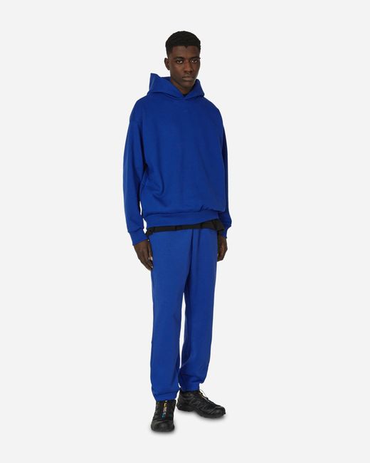 Adidas Blue Basketball Hooded Sweatshirt Lucid for men