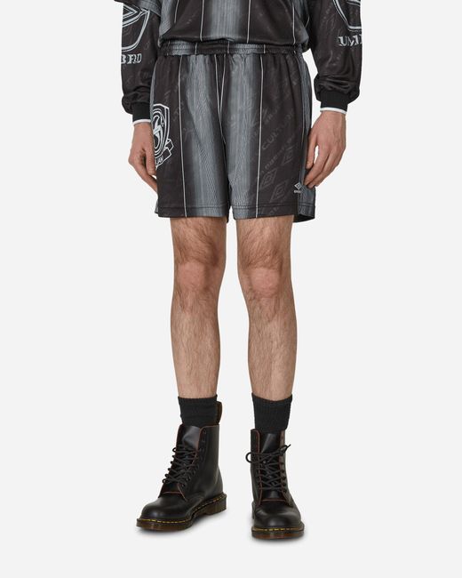 SLAM JAM Black Umbro Soccer Shorts for men