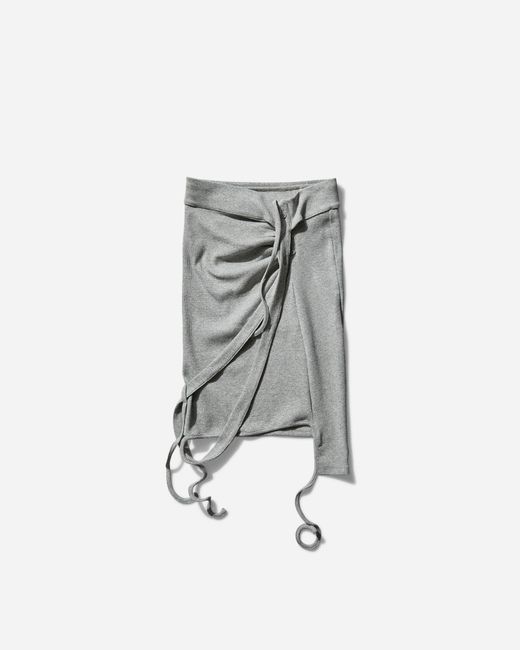 OTTOLINGER Gray Rib Skirt Melange