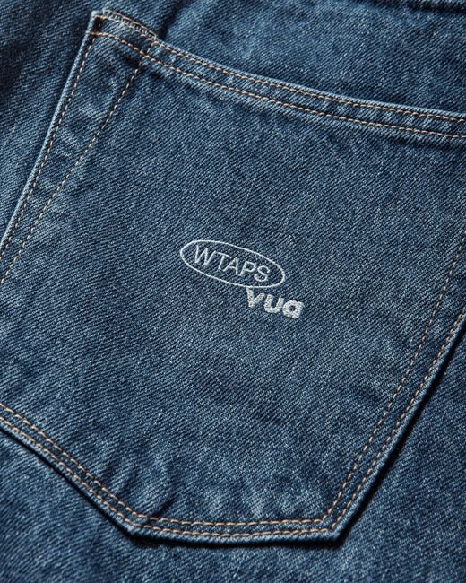 (w)taps S Blues Straight Pants for men
