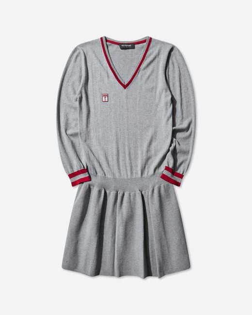 Kiko Kostadinov Gray Women S Vivian Jumper Dress London Fog