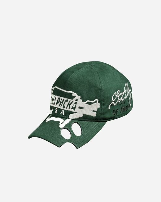 Stills Green Danger Zone Embroidered Cap for men