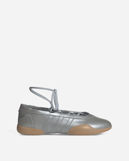 Adidas White Women S Taekwondo Mei Shoes Silver Metallic