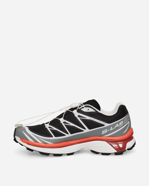 Salomon White Xt-6 Sneakers Alloy / Black / Lava Falls for men