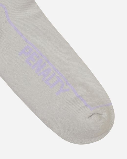 Umbro White Knee High Logo Socks Grey for men