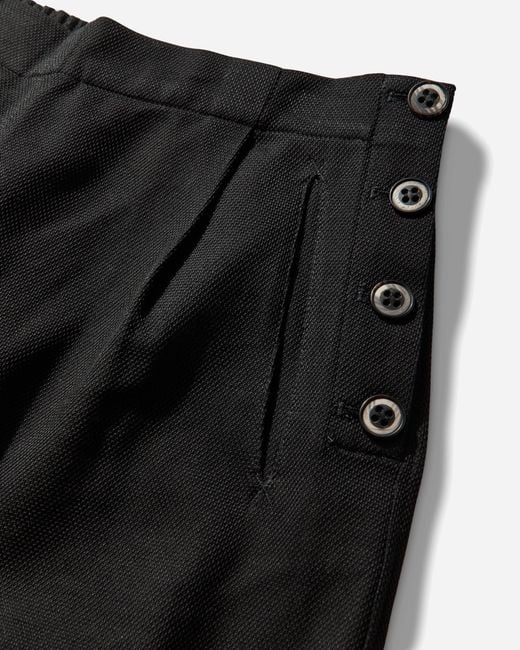 Kiko Kostadinov Black Men S Vig K-dart Trousers Space for men
