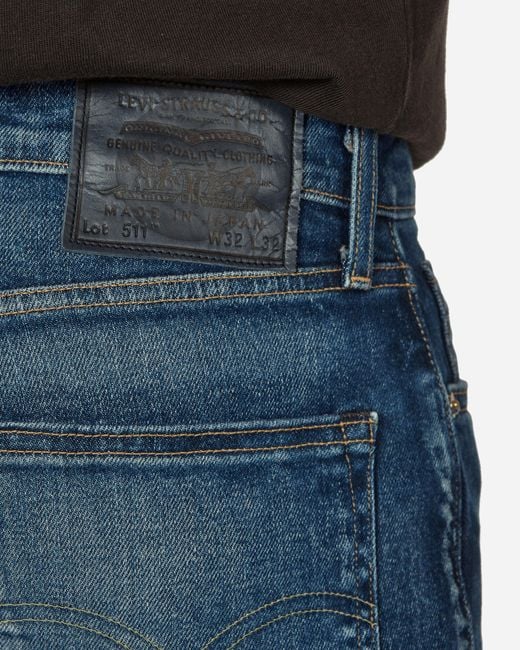Levi's Made In Japan Slim 511 Jeans Shinso Mizu in Blue for Men | Lyst