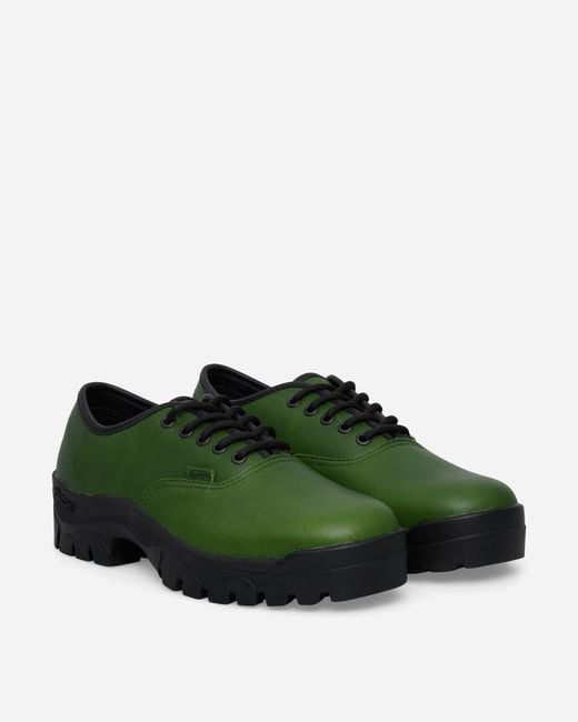 Vans Green Authentic Oxford Sneakers Dark for men