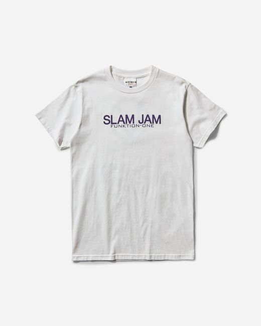 SLAM JAM White Funktion-One T-Shirt for men