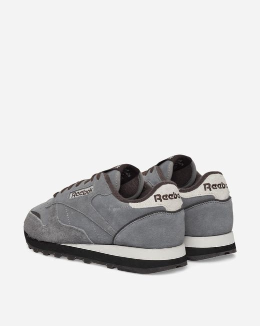 Sepatu Reebok Grey Reebok Classic Leather Premium Sneakers Suede in Grey for Men | Lyst UK