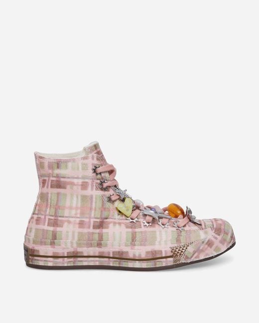 Converse Pink Collina Strada Chuck 70 Sneakers Mellow Rose / Fir Green / Spinach for men