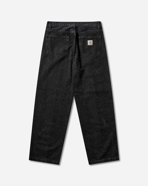 Carhartt White Men S Snake Landon Pants Snake Camo Black (heavy Stone Wash) for men