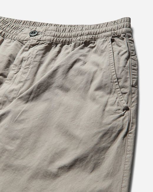 C P Company White S Microreps Loose Pants Vintage Khaki for men